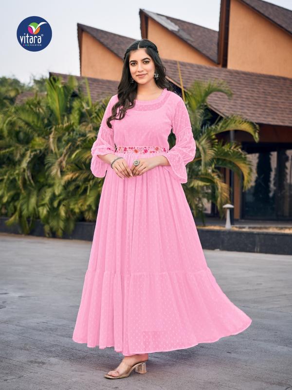 Vitara Vienna Exclusive Designer Long Anarkali Kurti